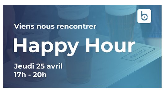 Happy Hour by #LeBocal pour tout savoir sur la formation "Développeur Web et Mobile" le 25 avril !