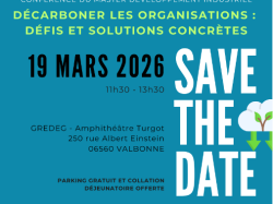 À noter sur vos agendas - Conférence « Décarboner les organisations : défis et solutions concrètes »