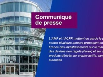 Placements : L'ACPR et l'AMF mettent en garde le public contre plusieurs acteurs