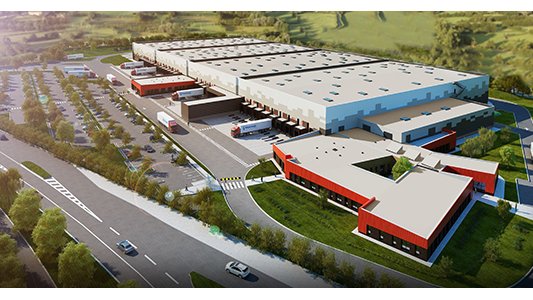 Nouvelle plateforme logistique pour Biocoop développée par BARJANE et Spie batignolles immobilier à Ollainville 