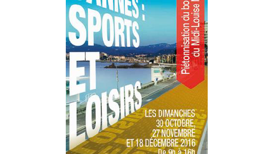 Cannes, capitale du sport en plein air : sortez vélos, rollers, baskets pour un dimanche de loisirs et de plaisirs ! 