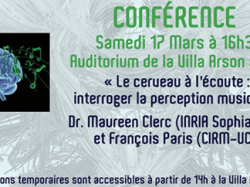 CONFERENCE Grand Public "Le cerveau à l'écoute : interroger la perception musicale"