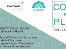 Demain, #Sonicetweet vous parle du salon CODE & PLAY !