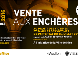 Vente aux Enchères au profit des victimes et familles des victimes du 14 juillet 2016. Participez !