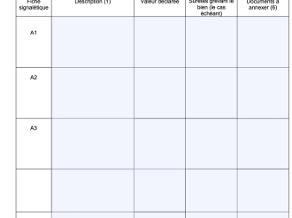 EIRL - Etat descriptif des biens, droits, obligations, sûretés affectés à l'exercice de l'activité professionnelle
