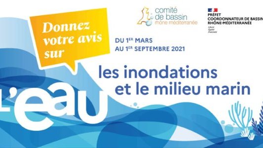 Lancement de la consultation du public sur la gestion de l'eau et les risques d'inondation