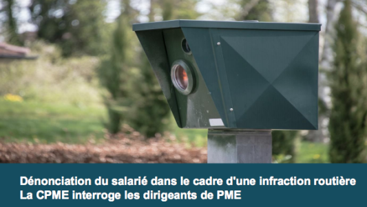  Dénonciation en cas d'infraction routière : la CPME dresse un bilan mitigé un an après