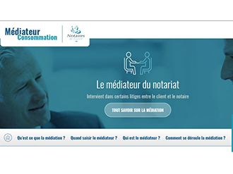 Lancement du site " Médiateur du notariat"