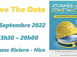 Save the date : 5e Journée de la Construction à l'Allianz Nice le 29 septembre