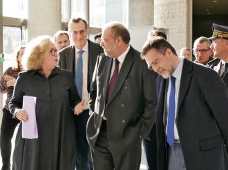  Éric Dupond-Moretti au Tribunal judiciaire de Grasse, « pilote en matière de médiation » 