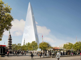 Paris : début du chantier de la Tour Triangle