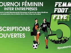 Tournoi inter-entreprises "Femmes Foot Five" : ouverture des inscriptions ! 