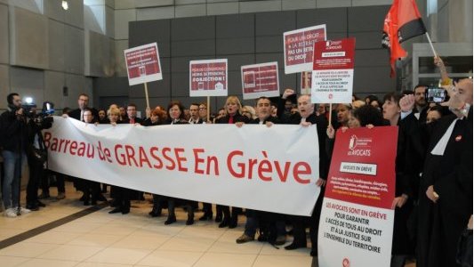 Barreau de Grasse : poursuite du mouvement de grève votée jusqu'au 10 avril