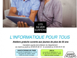 L'informatique pour tous : ateliers d'apprentissage - à partir du 24/09/18 à Isola & St-Etienne-de-Tinée , St-Sauveur-sur-Tinée, Valdeblore et Clans