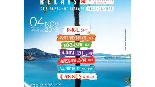 Marathon relais Nice-Cannes : À PLUSIEURS ON VA PLUS LOIN !