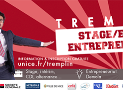 Tremplin Stage Emploi Entrepreneuriat le 19 octobre à Nice !
