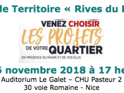 Nice : Conseil de Territoire « Rives du Paillon » le 26 novembre