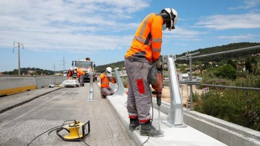 A50, échangeur d'Ollioules-Sanary, le chantier dans sa dernière phase !