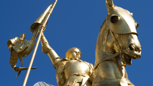 Une souscription pour sauver la statue de Jeanne d'Arc à Nice