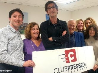 Vincent Xavier Morvan réélu Président du Club de la Presse Méditerranée 06 