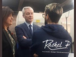 Rachel Paire dirigeante d'Europliage a proposé de supprimer la limite d'âge de l'apprentissage à Bruno Le Maire