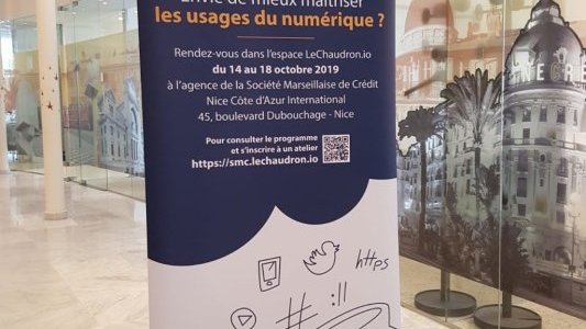 La Société Marseillaise de Crédit renouvelle les ateliers éphémères autour du numérique au sein de son agence de Nice Côte d'Azur International
