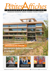 Une de la semaine des Petites Affiches des Alpes Maritimes