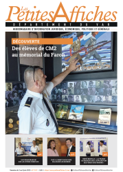 Une de la semaine des Petites Affiches des Alpes Maritimes