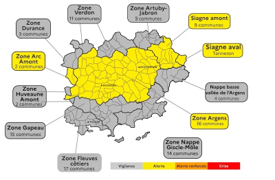 Le préfet du Var place 78 communes en alerte sécheresse