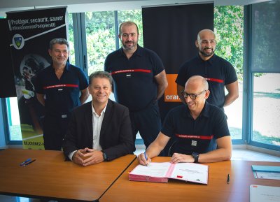 Alpes-Maritimes : Orange renouvelle son soutien aux sapeurs-pompiers volontaires
