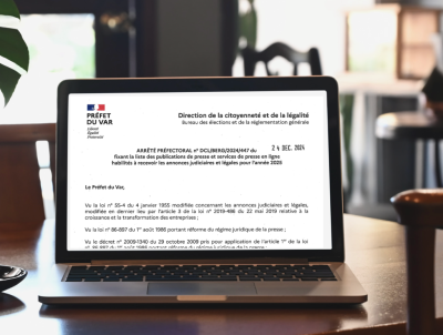 Les journaux et sites internet habilités en 2025 à publier des annonces (…)