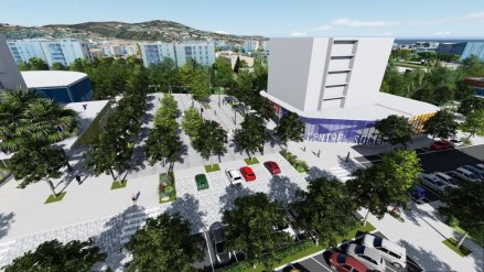 L'entrée du quartier "Nouvelle Frayère" sécurisée avec l'aménagement du parking du Caroubier